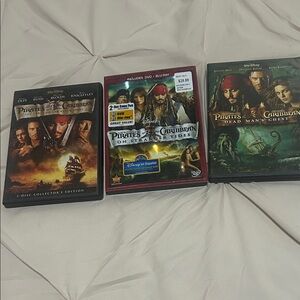 Pirates of the Caribbean DVD and Blu-ray Set
